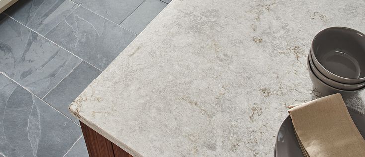 grey lagoon quartz countertops - US  Quality Custom Countertops