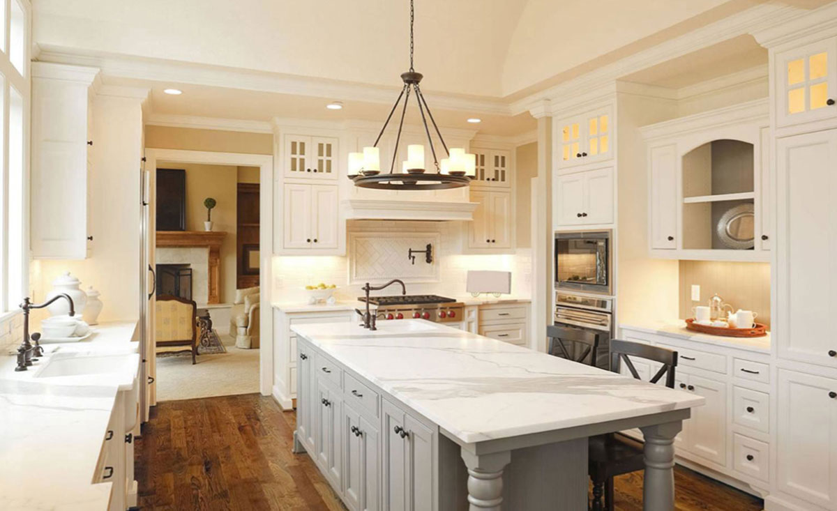 Calacatta White Marble kitchen countertops - US Bountiful